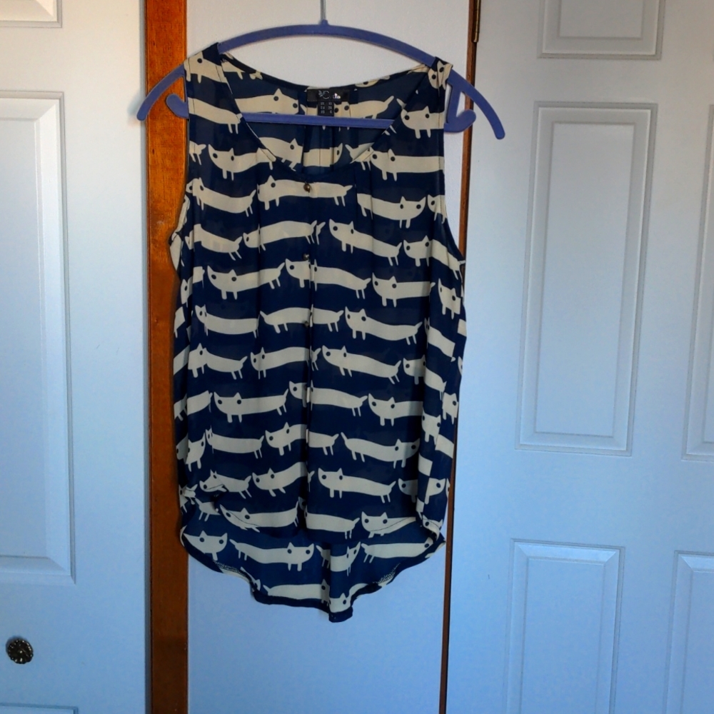 Sheer cat tank